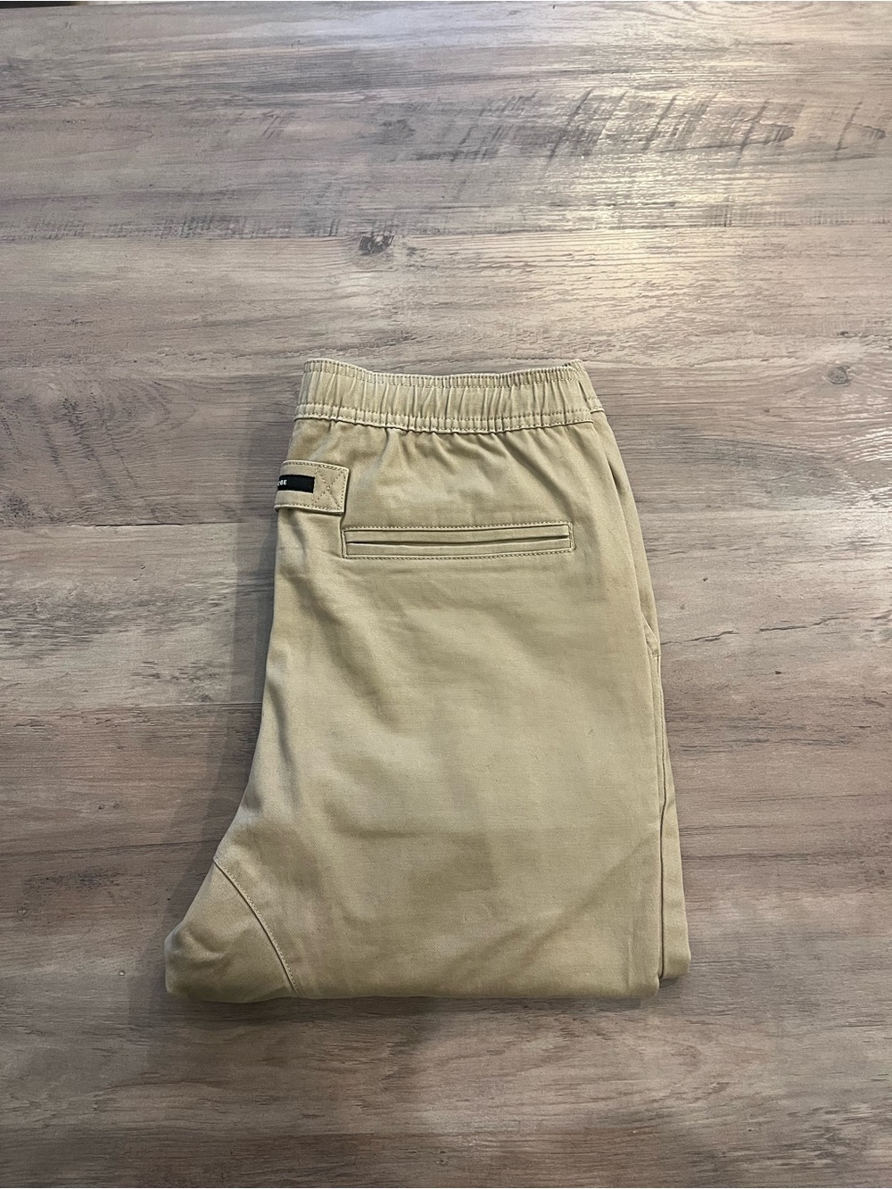 Zanerobe Tan Elastic Waist Chinos